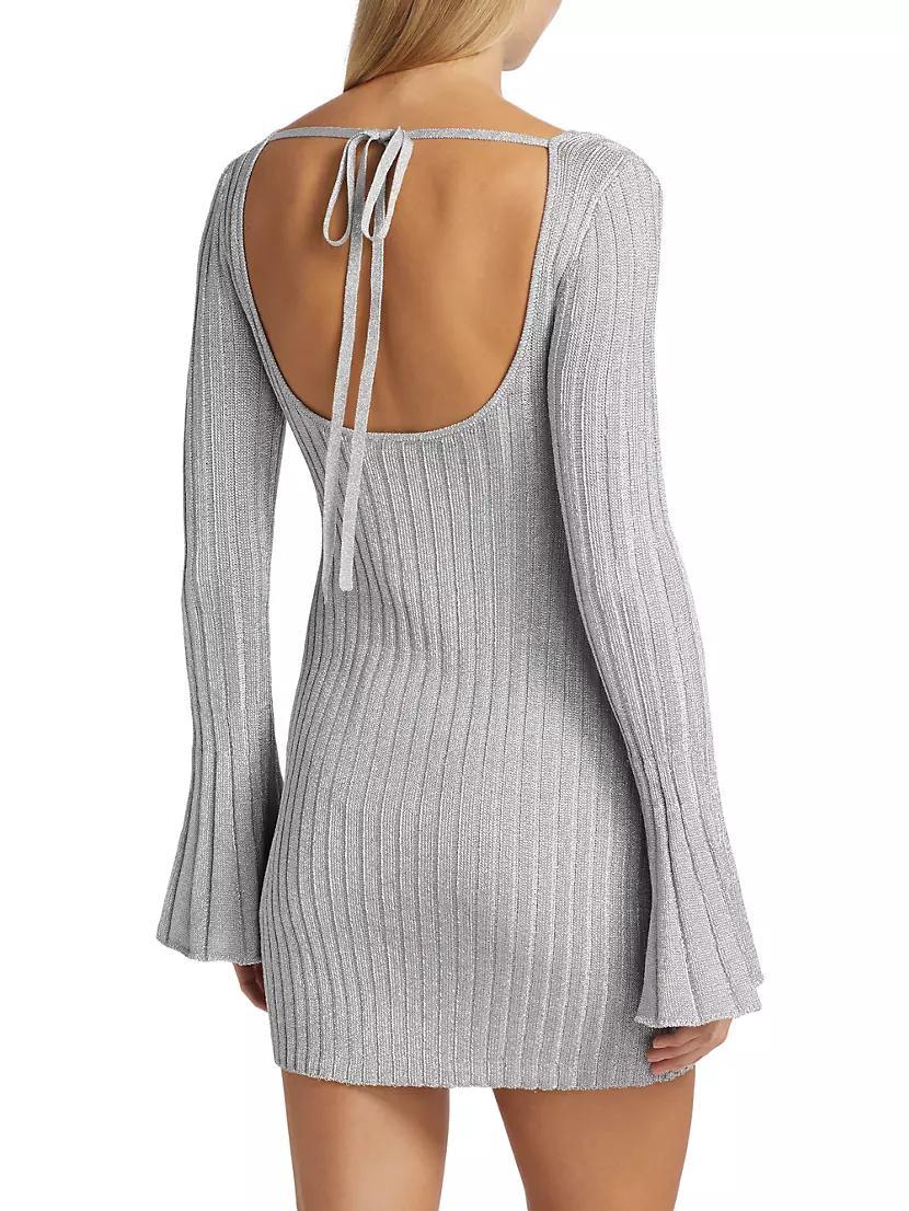 Niamh Rib-Knit Minidress Product Image
