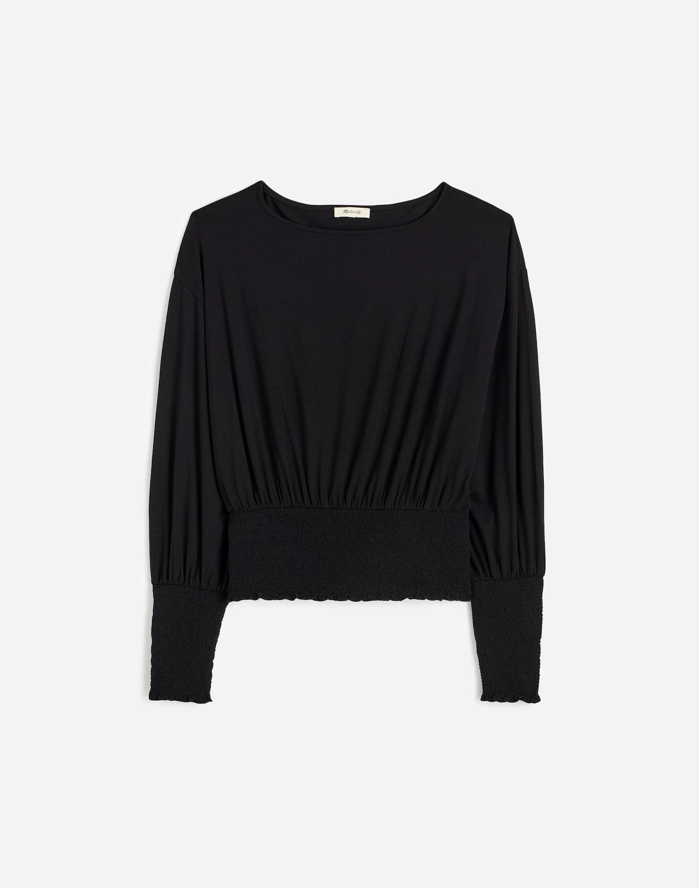 Cinched Long-Sleeve Top Product Image