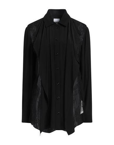 BURBERRY Woman Shirt Black Size 8 Silk, Polyamide, Viscose Product Image