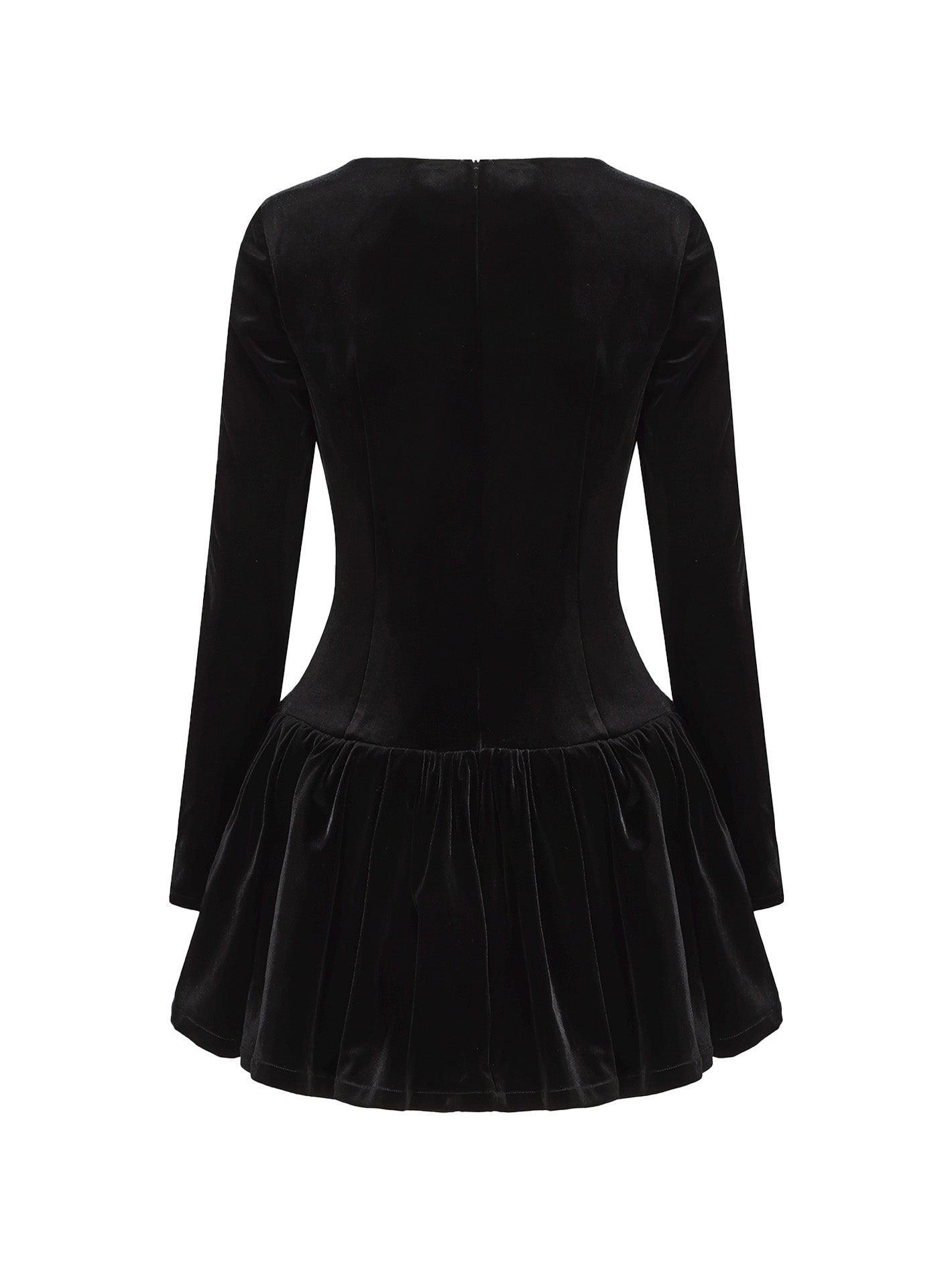 Audrina Dress (Black) Product Image
