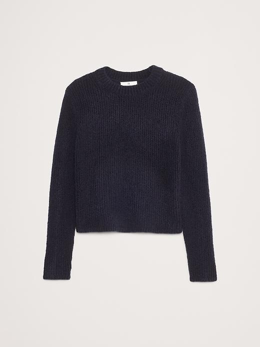 Merino-Blend Crew-Neck Sweater Product Image