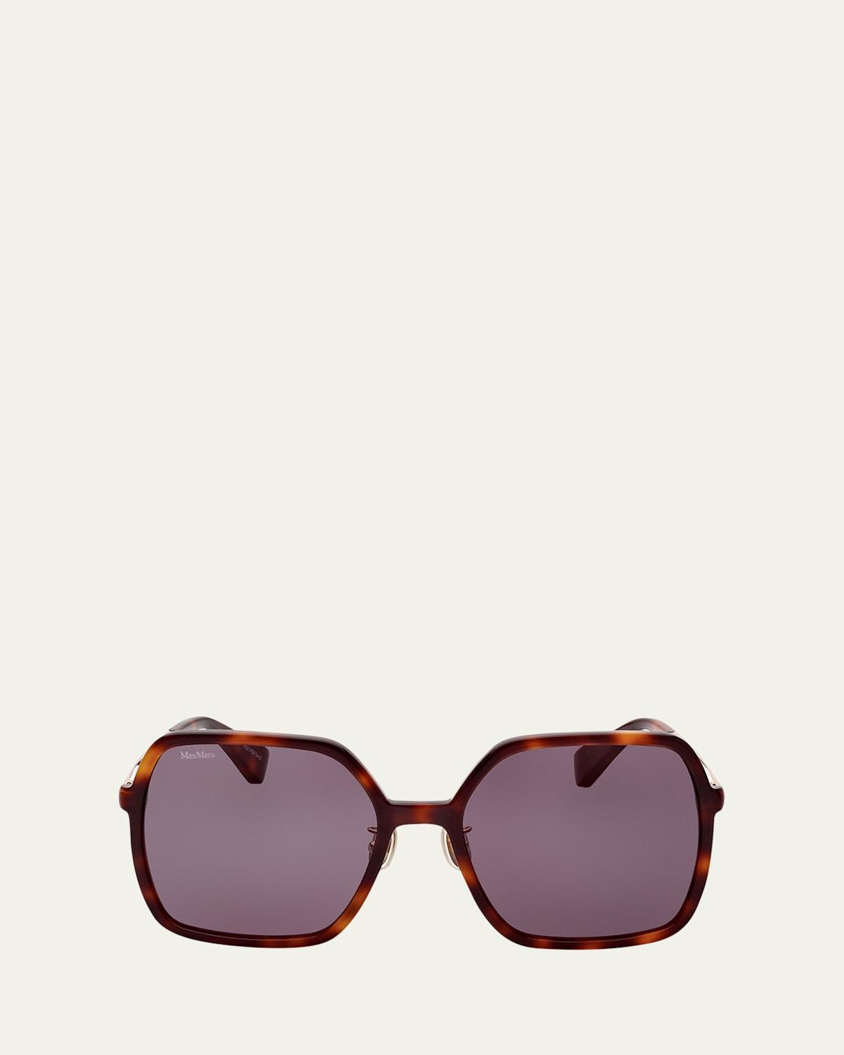 Mixed-Media Square Sunglasses Product Image