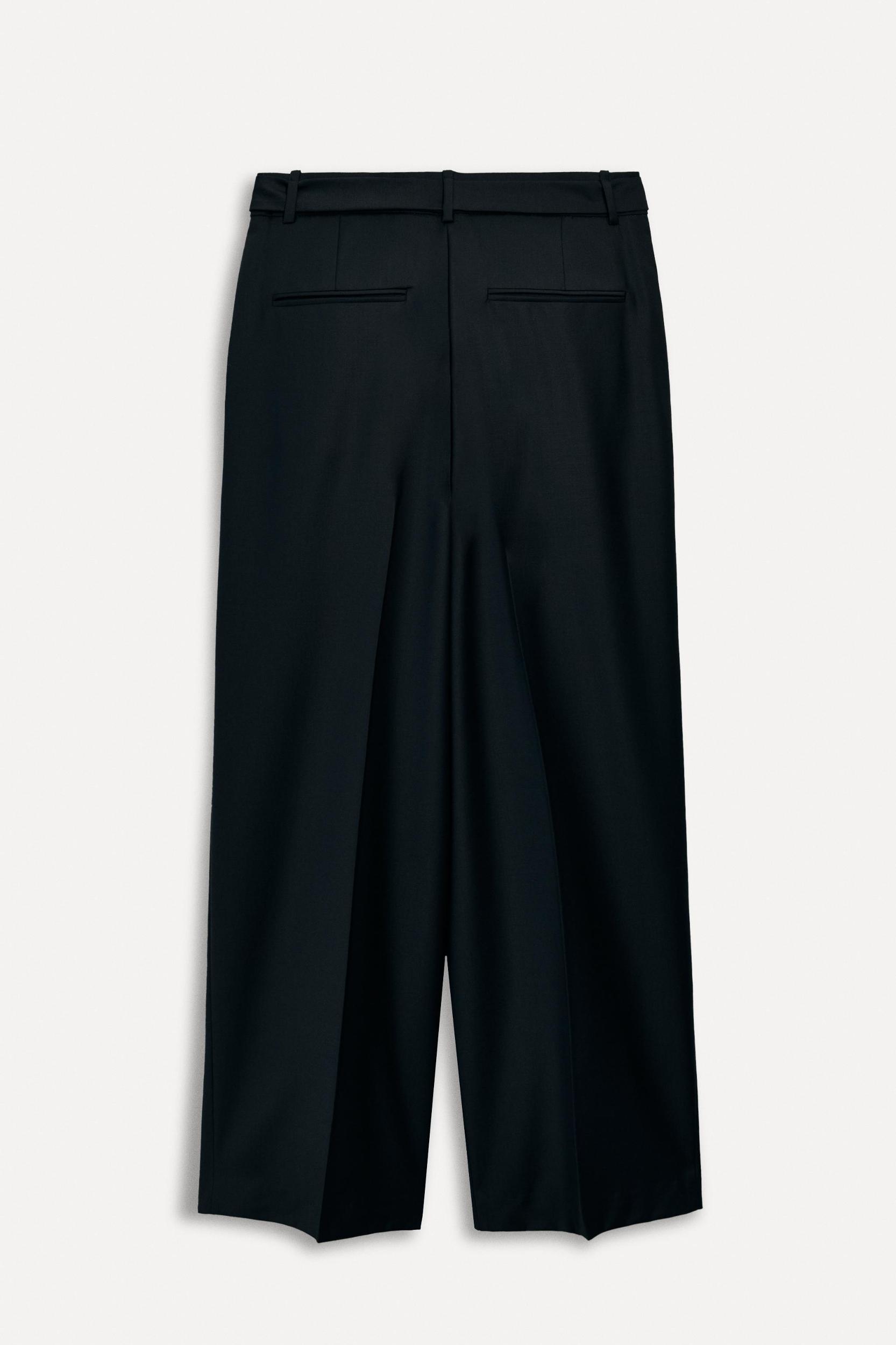 50TH ANNIVERSARY WOOL BLEND BELTED PANTS Product Image