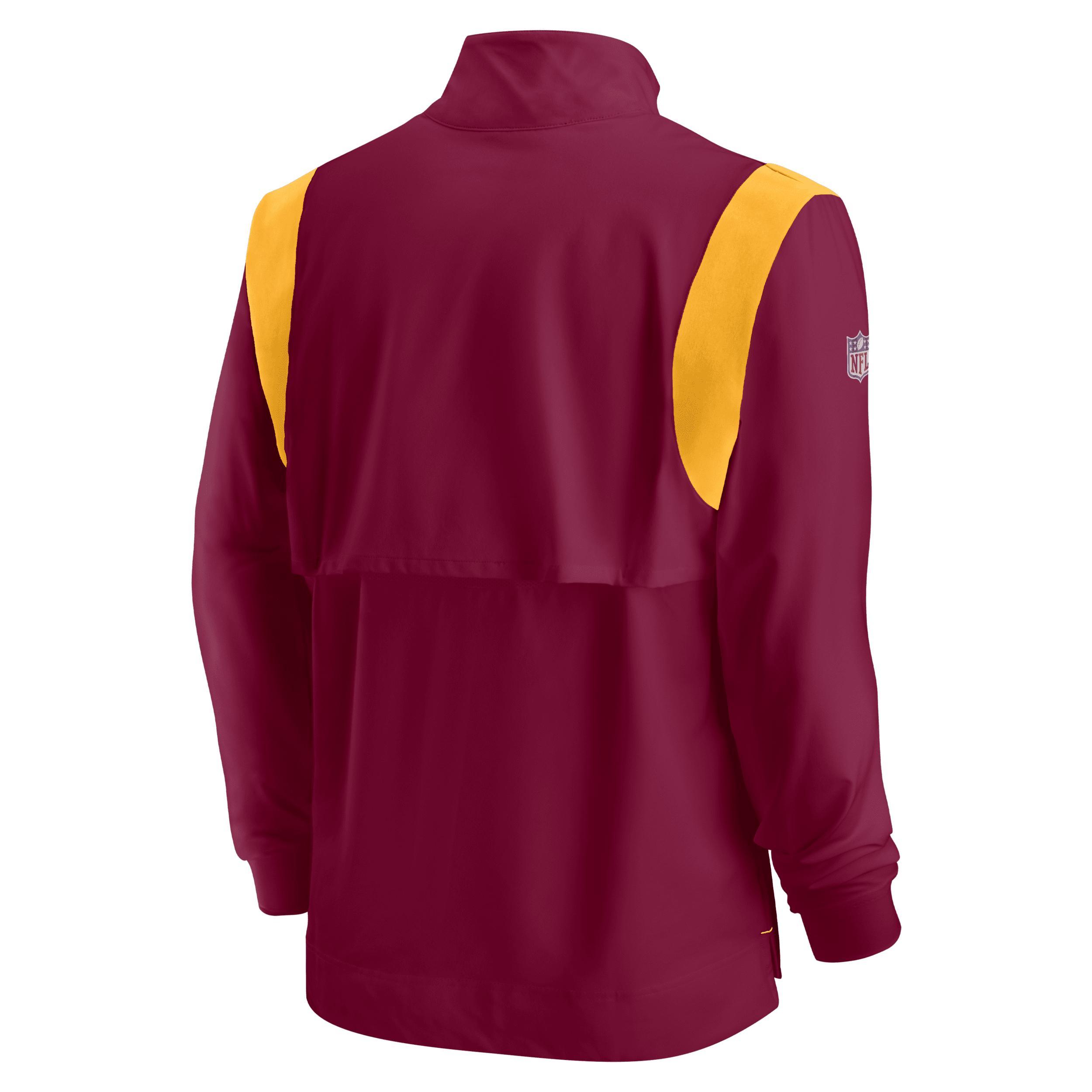 Mens Nike Red Kansas City Chiefs Sideline Coach Chevron Lockup Quarter-Zip Long Sleeve Top Product Image