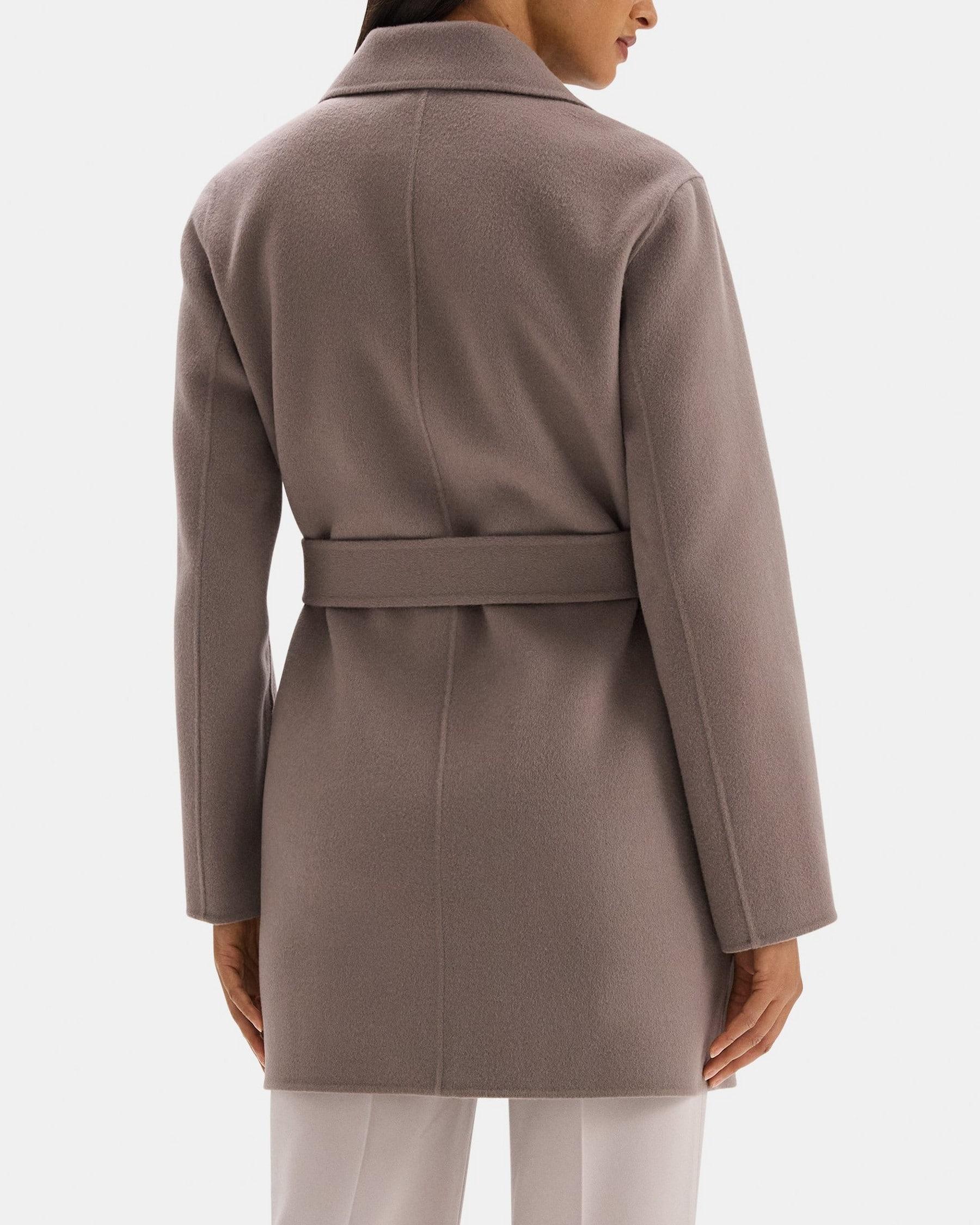Robe Coat in Double-Face Wool-Cashmere Product Image