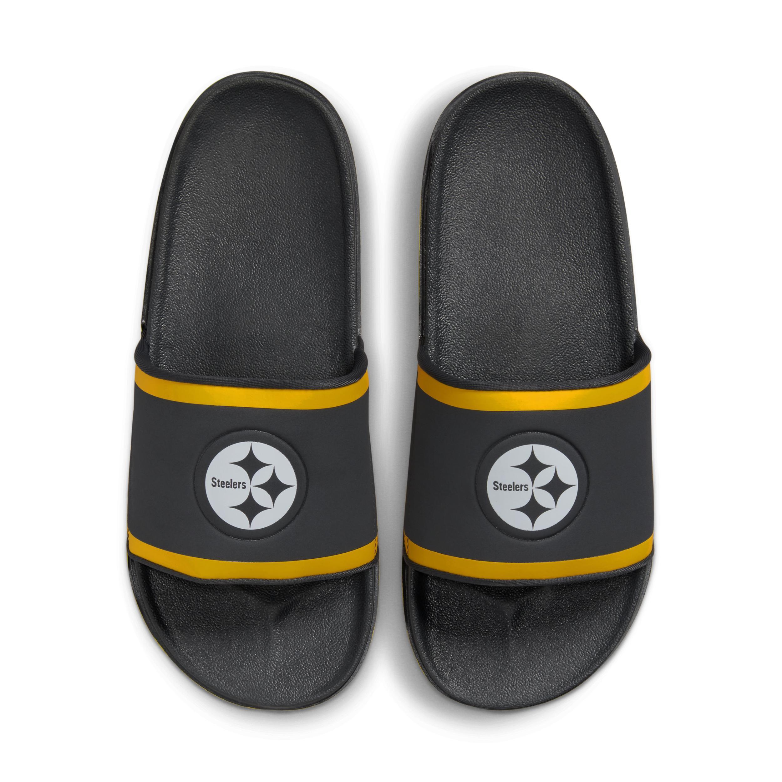Nike Men's Offcourt (NFL Pittsburgh Steelers) Slides Product Image