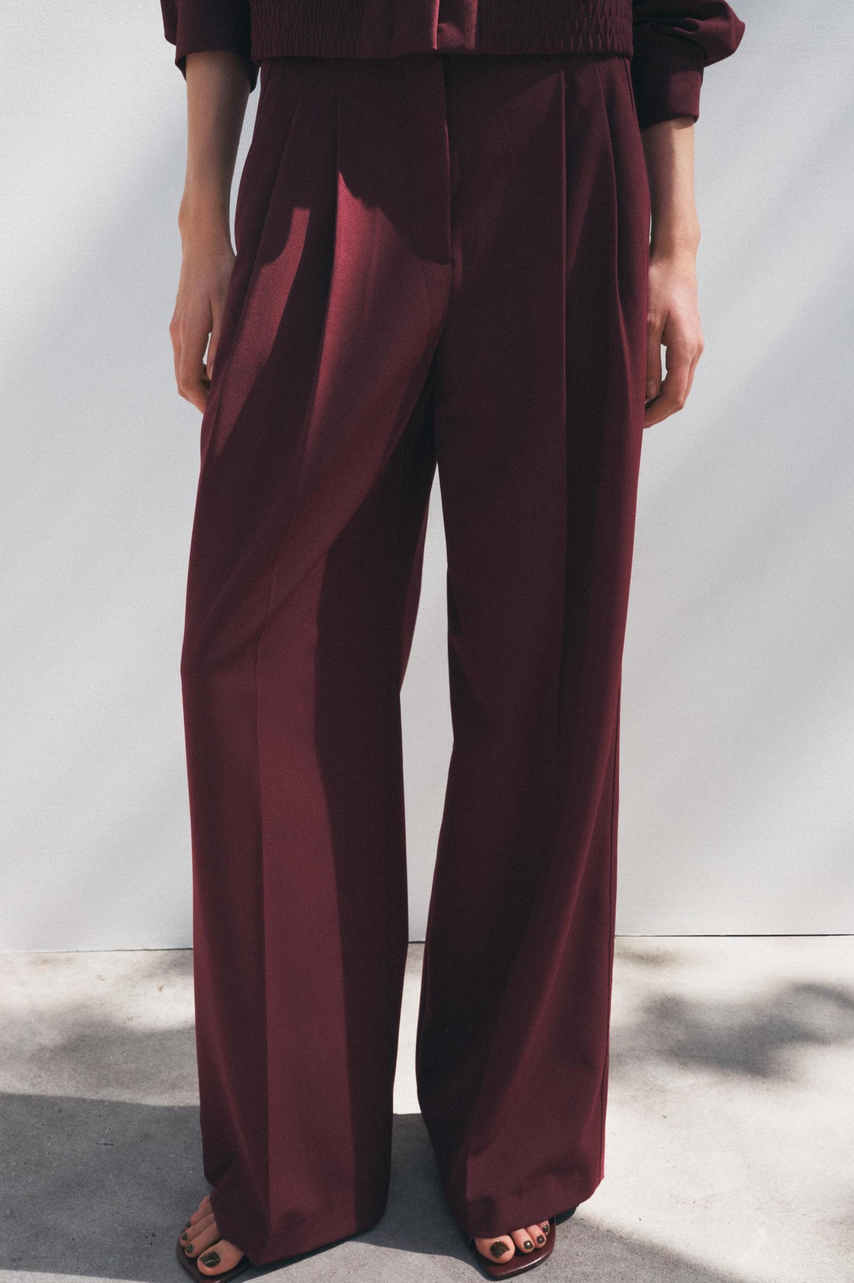 PLEATED PANTS ZW COLLECTION Product Image