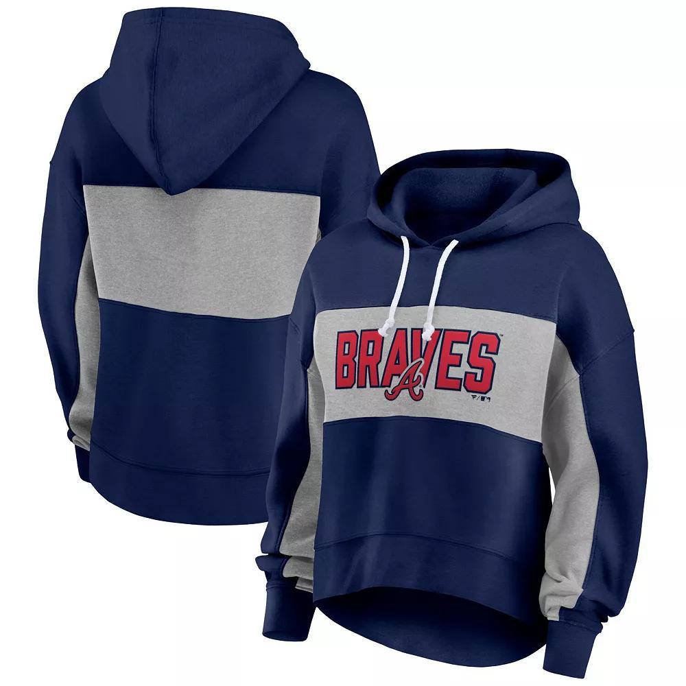 Womens Fanatics Branded Chicago Bears Filled Stat Sheet Pullover Hoodie Blue Product Image