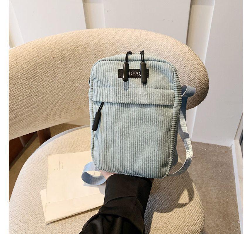 Applique Corduroy Crossbody Bag Product Image