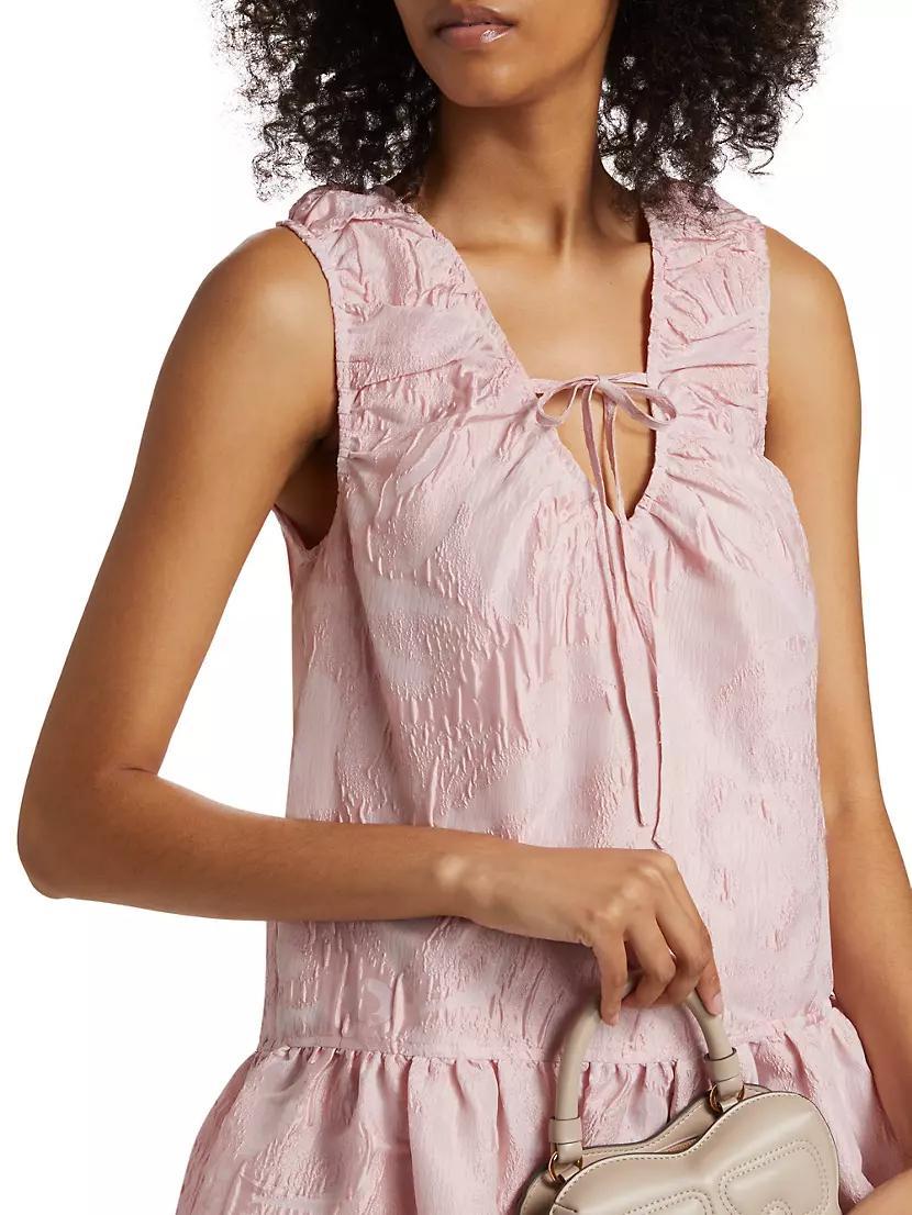 Textured Cloqué Minidress Product Image