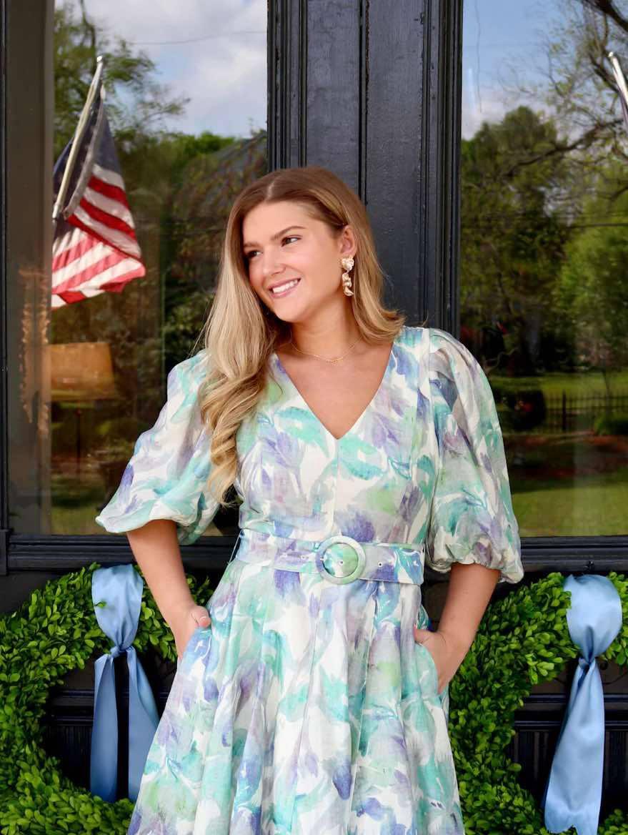 Lucy Paris Alexis Belted Dress Product Image