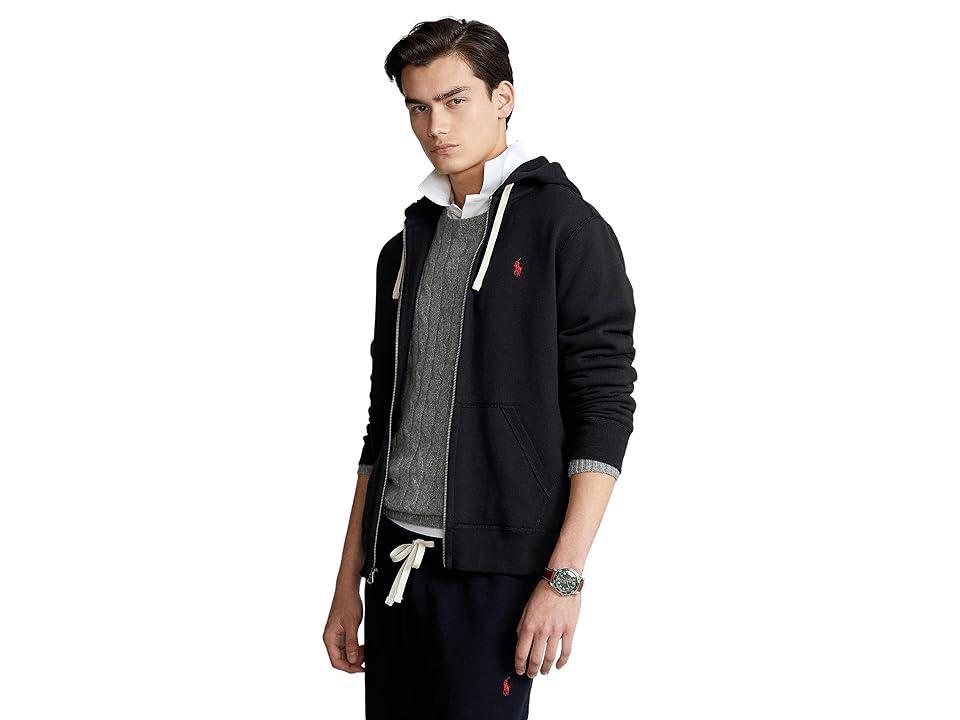 Polo Ralph Lauren Men's Zip Front Fleece Hoodie in Cruise Navy at Nordstrom, Size X-Large Product Image