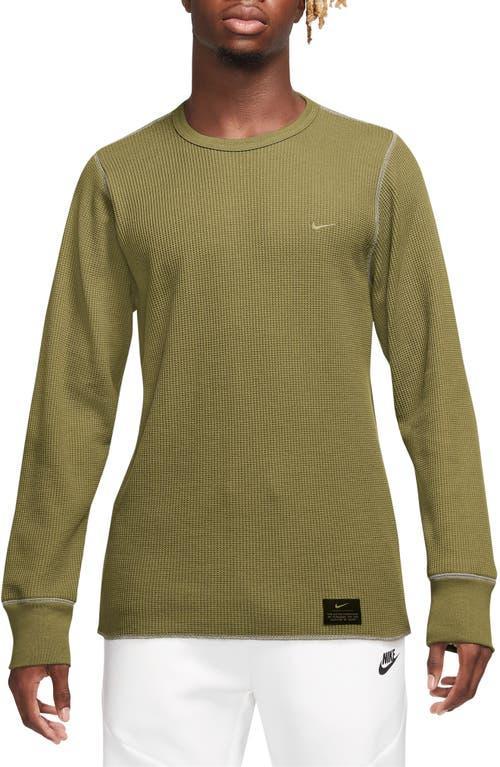 Nike Life Men's Long-Sleeve Heavyweight Waffle Top Product Image
