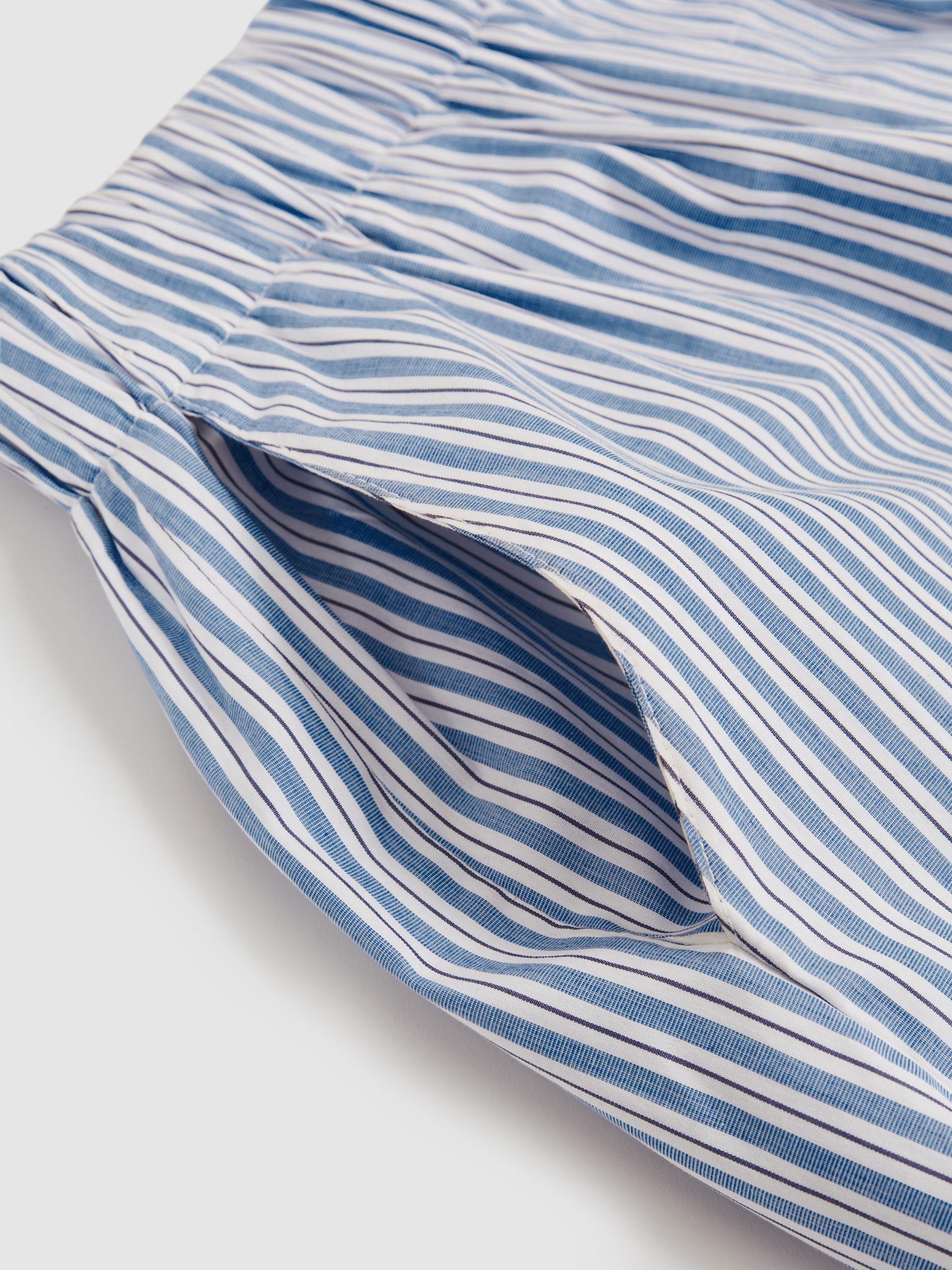 McLaren F1 Team Stripe Poplin Shorts in Soft Blue Product Image