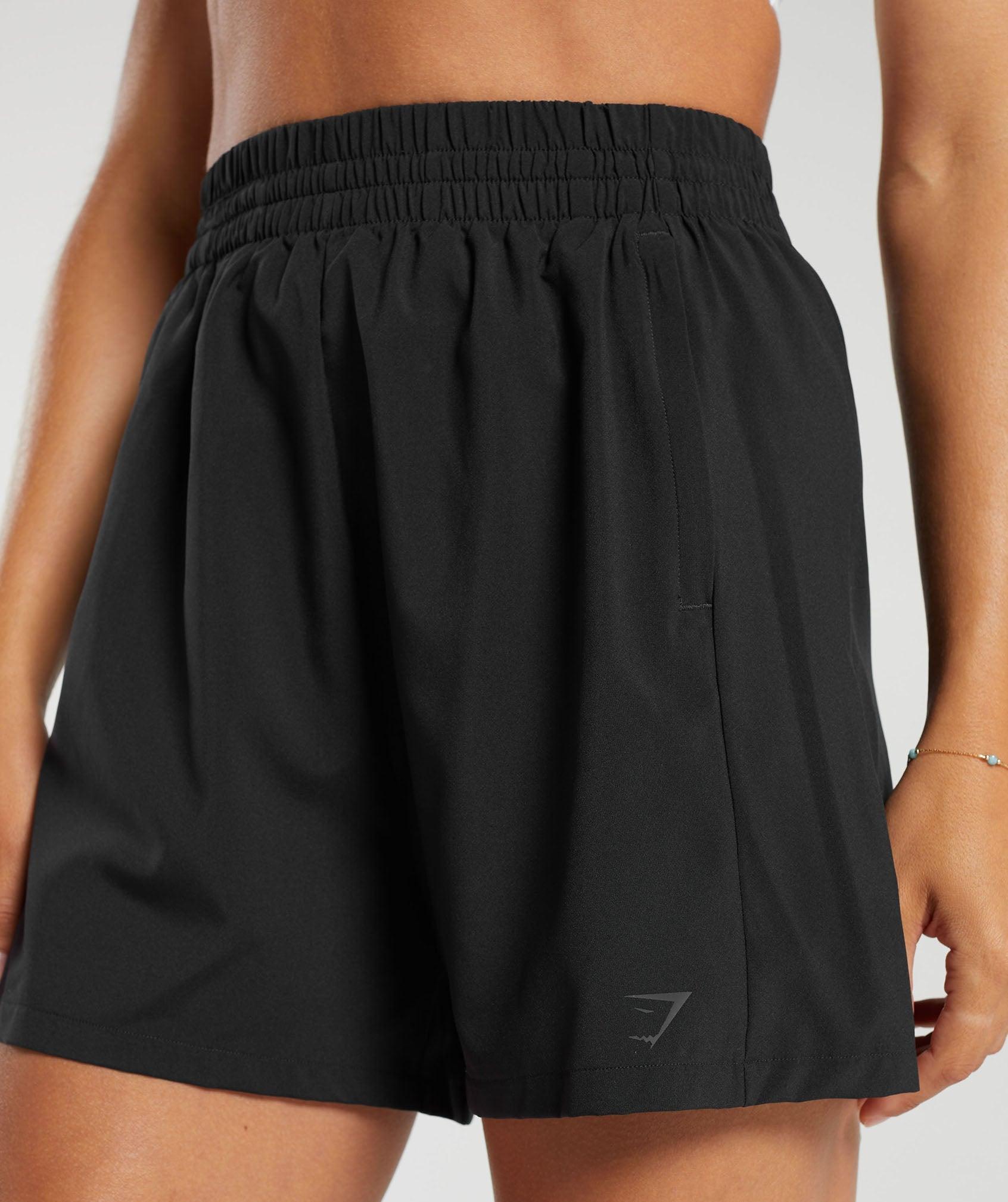 Gymshark Woven Pocket Shorts - Black Female Product Image