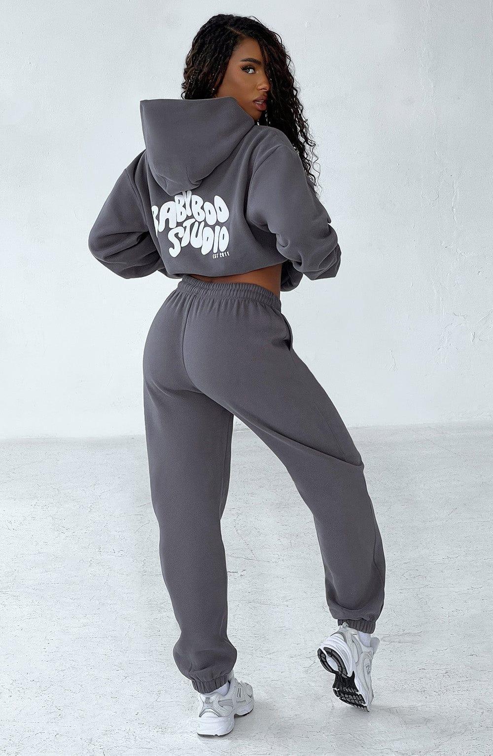 Studio Sweatpants - Charcoal/White Product Image