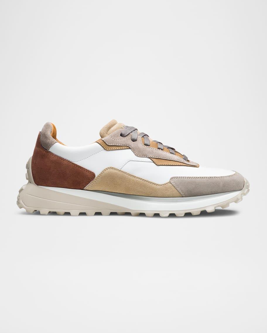 Mens Onyx Lugged Suede Runner Sneakers Product Image