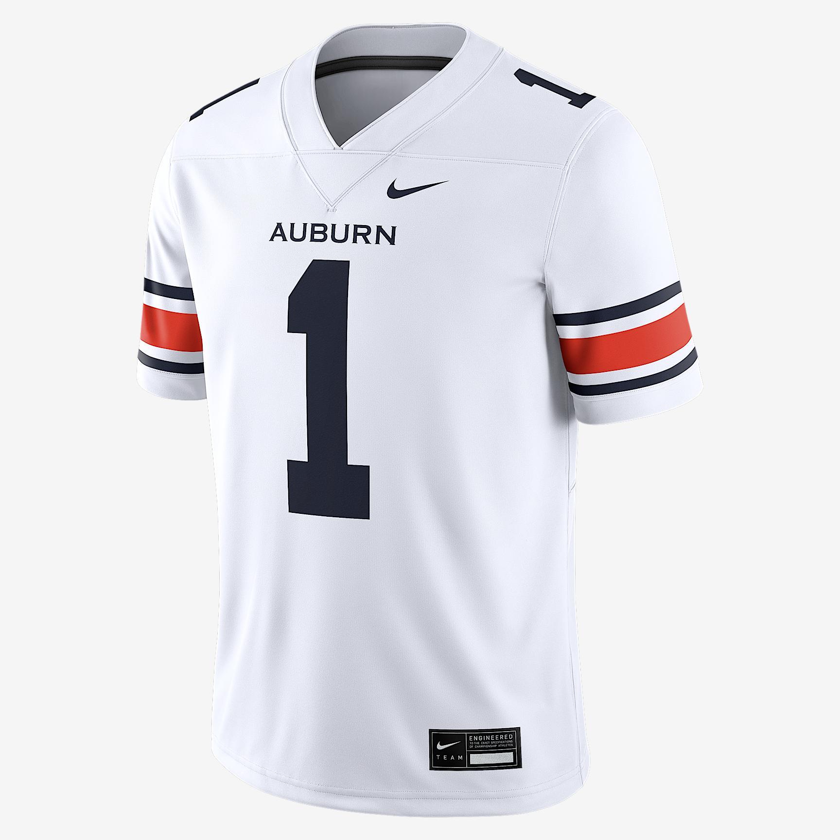 Auburn Men’s Nike Dri-FIT College Game Jersey Product Image
