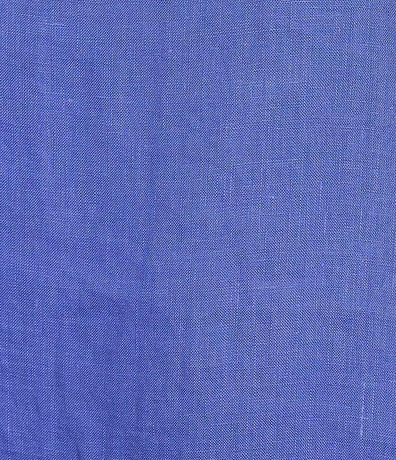 Bryn Walker Plus Resort Light Linen Round Neck 3/4 Sleeve Shirt Product Image