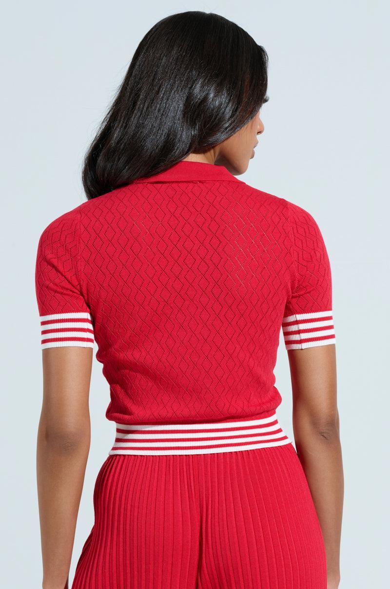 GET WITH IT CROP SWEATER Product Image