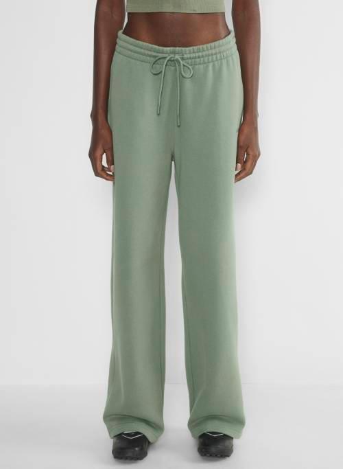 cozy fleece boyfriend basic wide sweatpant Product Image