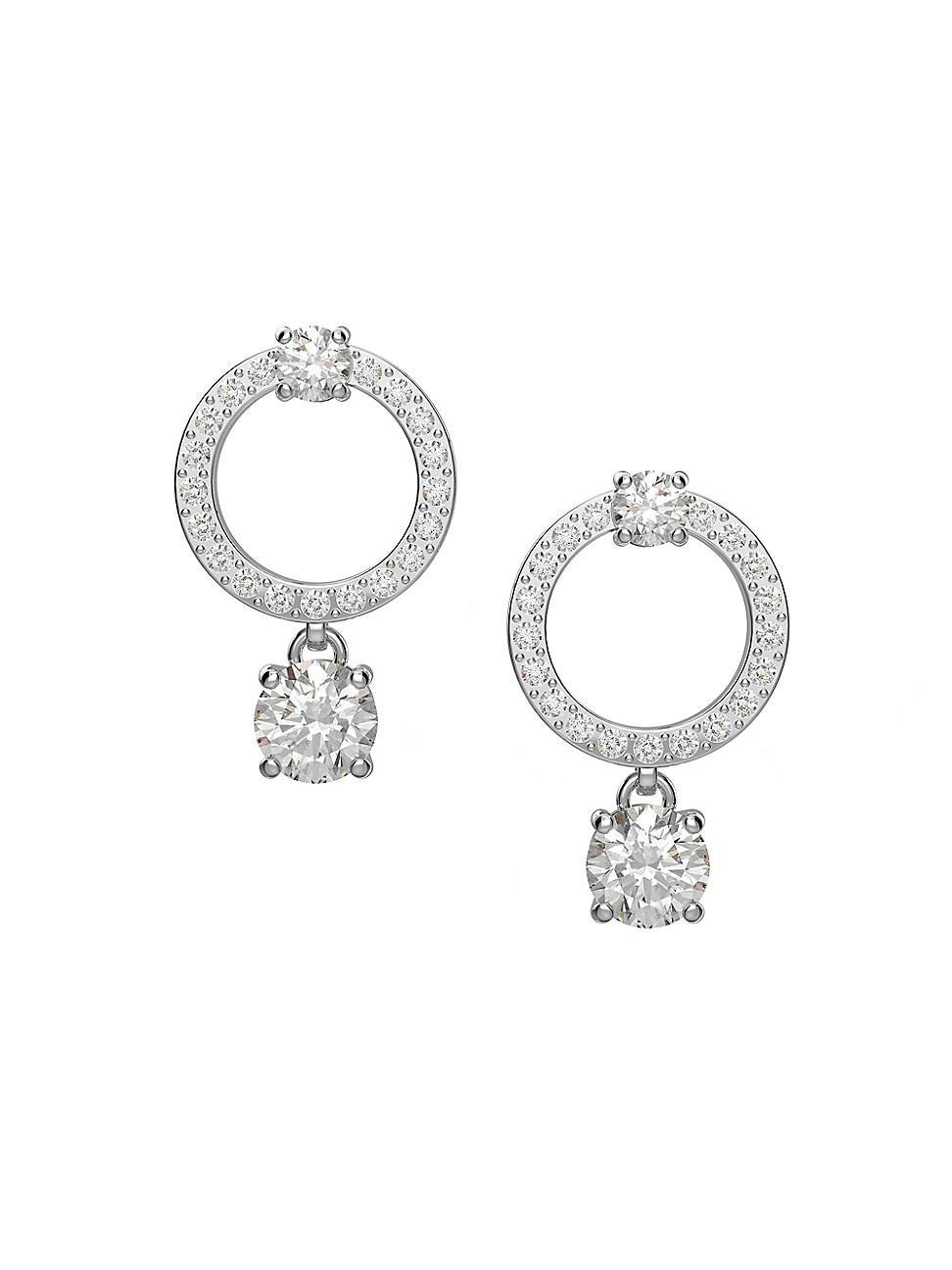 Swarovski Attract Circle Drop Earrings Product Image