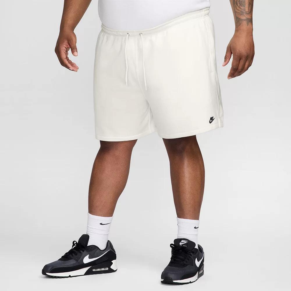 Men's Nike Club French Terry Flow Shorts, Size: XL, Dark Gray Grey Product Image