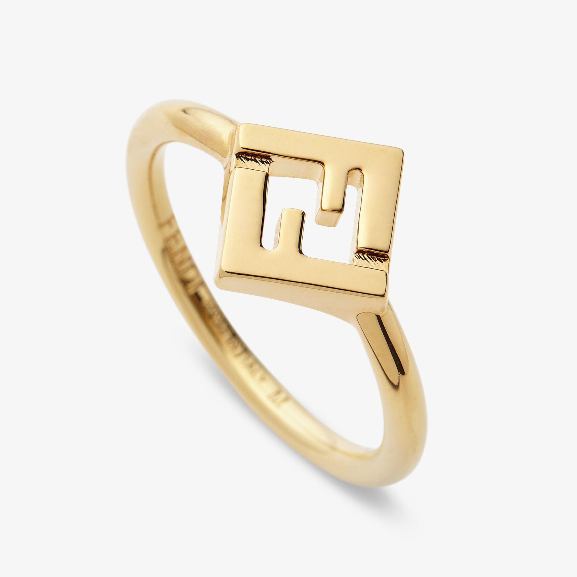 Forever Fendi ringGold-colored metal ring Product Image