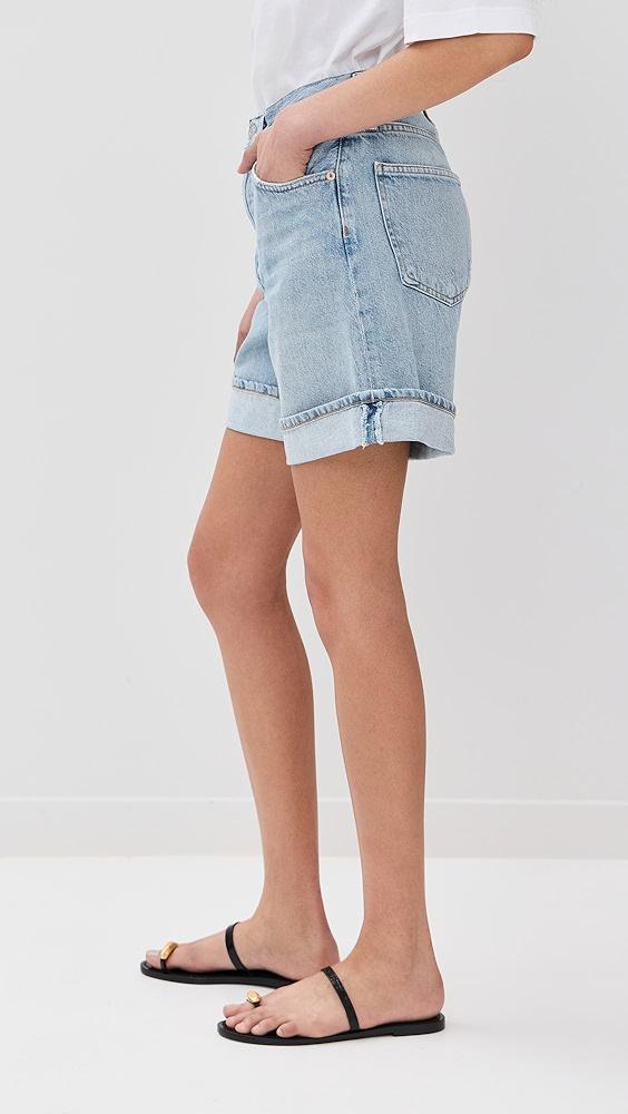 AGOLDE Dame Shorts: High Rise Baggy Cuff | Shopbop Product Image