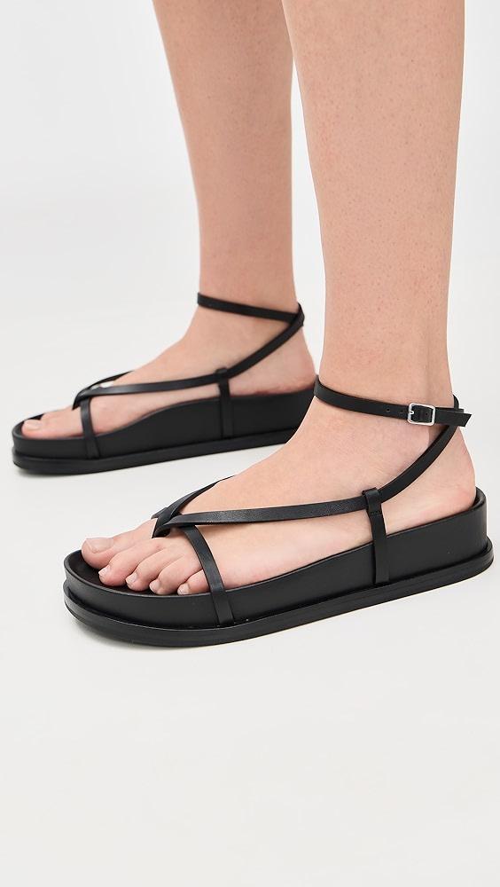Loeffler Randall Ankle Wrap Footbed Sandals | Shopbop Product Image