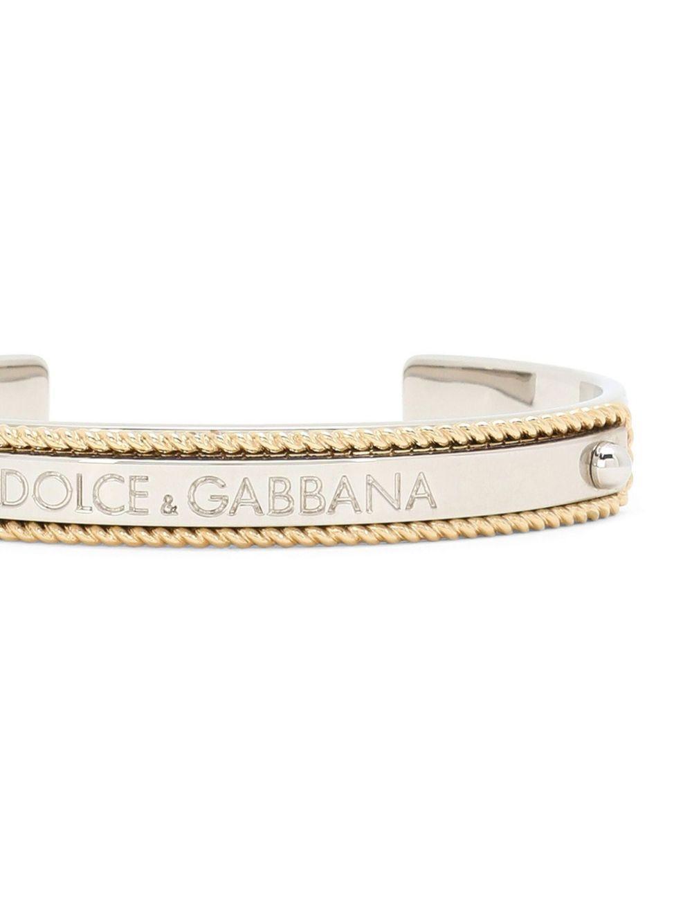 Marina logo-engraved cuff bracelet Product Image