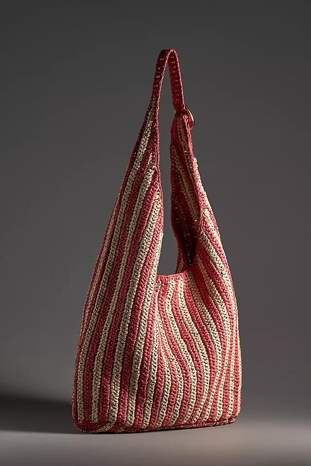 The Love Knot Slouchy Bag: Raffia Buckle Edition Product Image