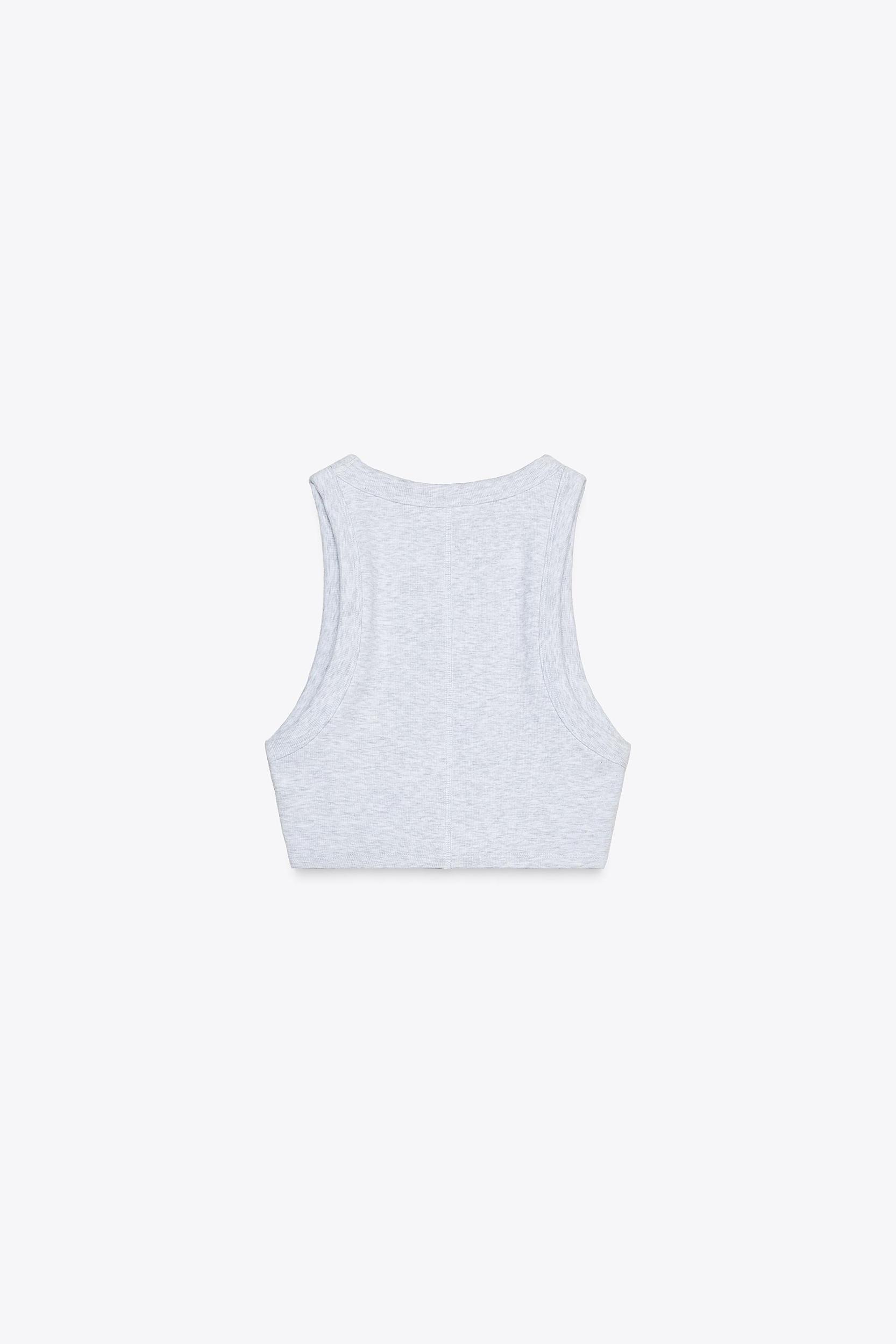 STRAPPY RIBBED TOP Product Image