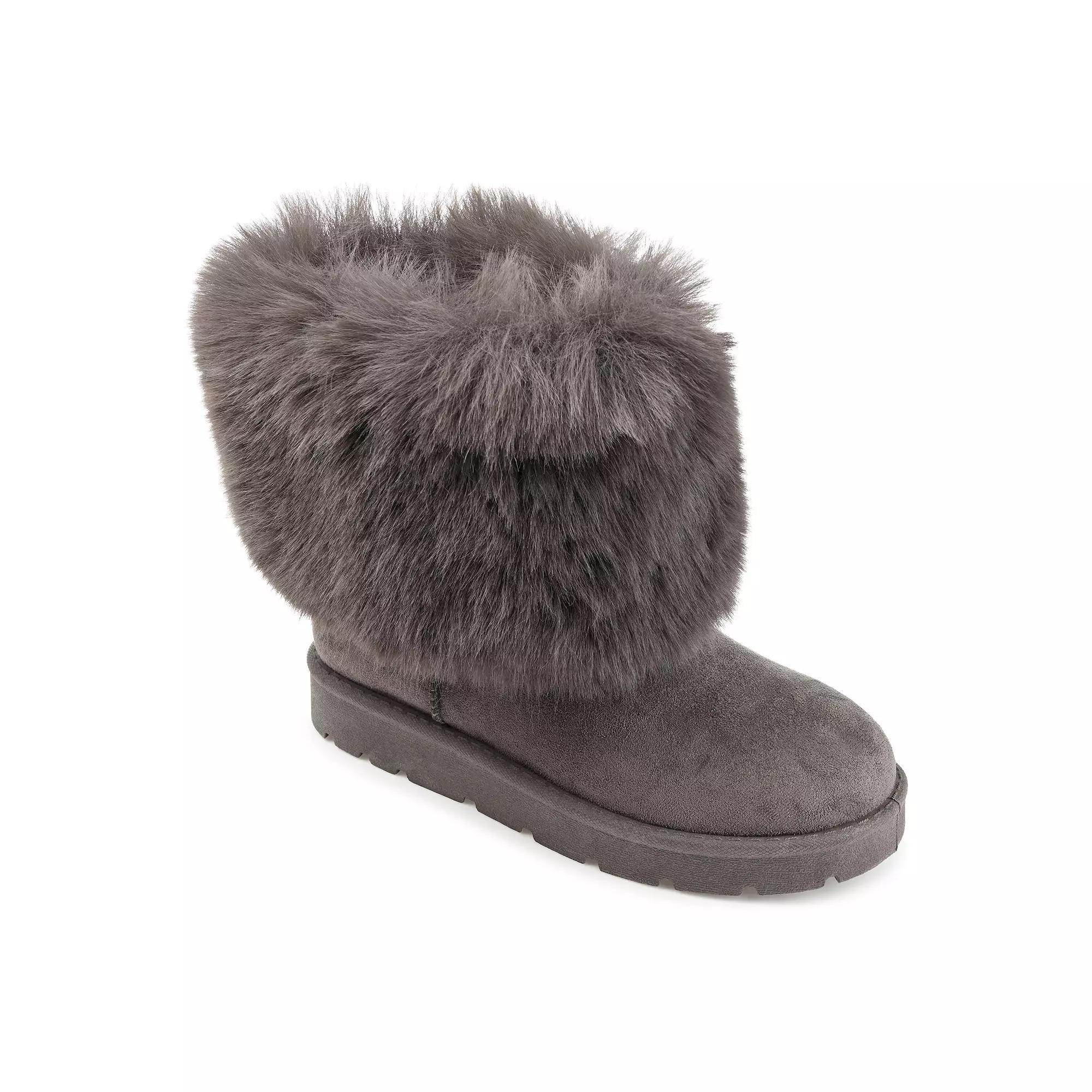 Journee Shanay Tru Comfort Foam Womens Faux-Fur Winter Boots Product Image