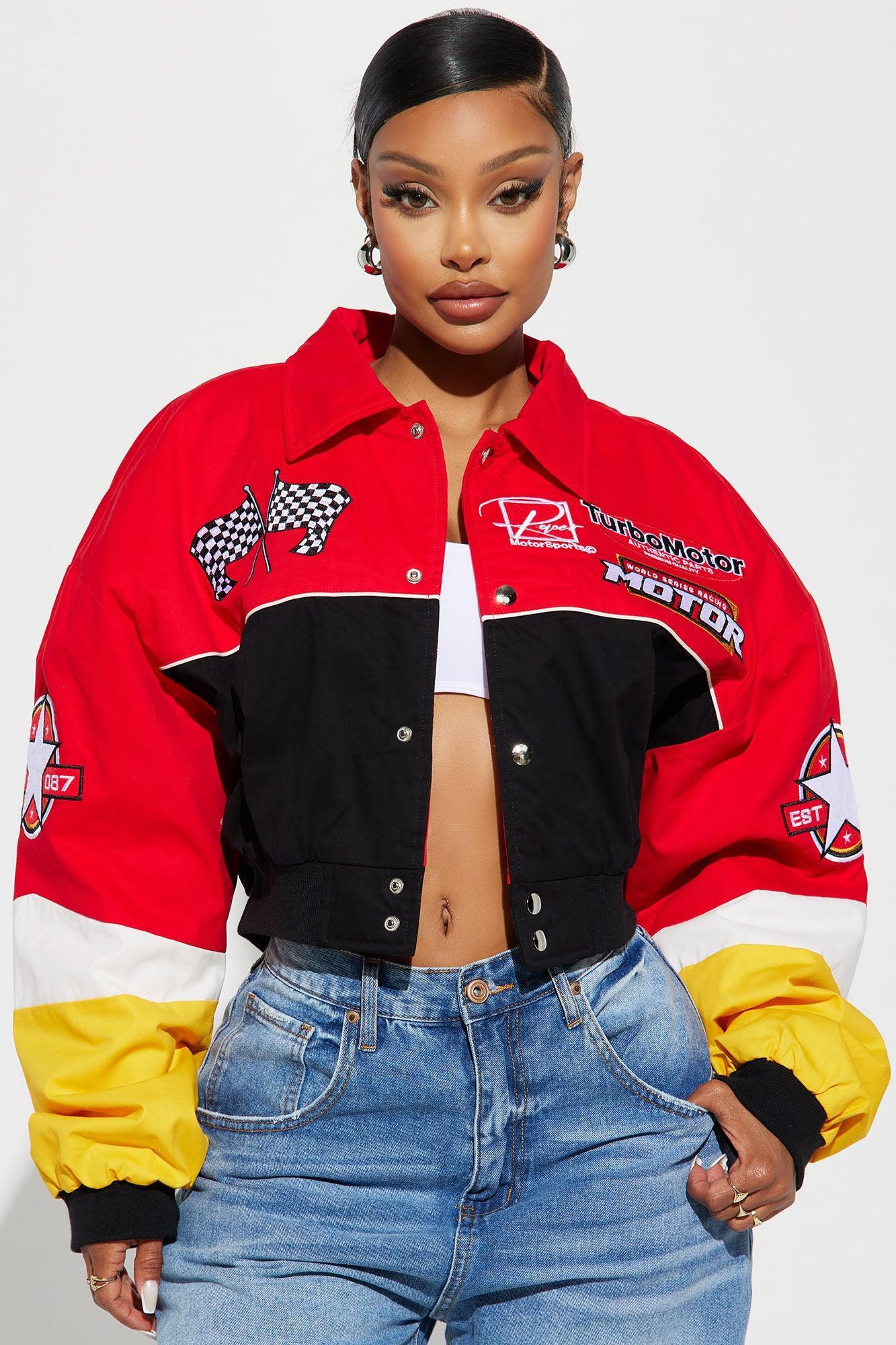 Need For Speed Bomber Jacket - Red/combo Product Image