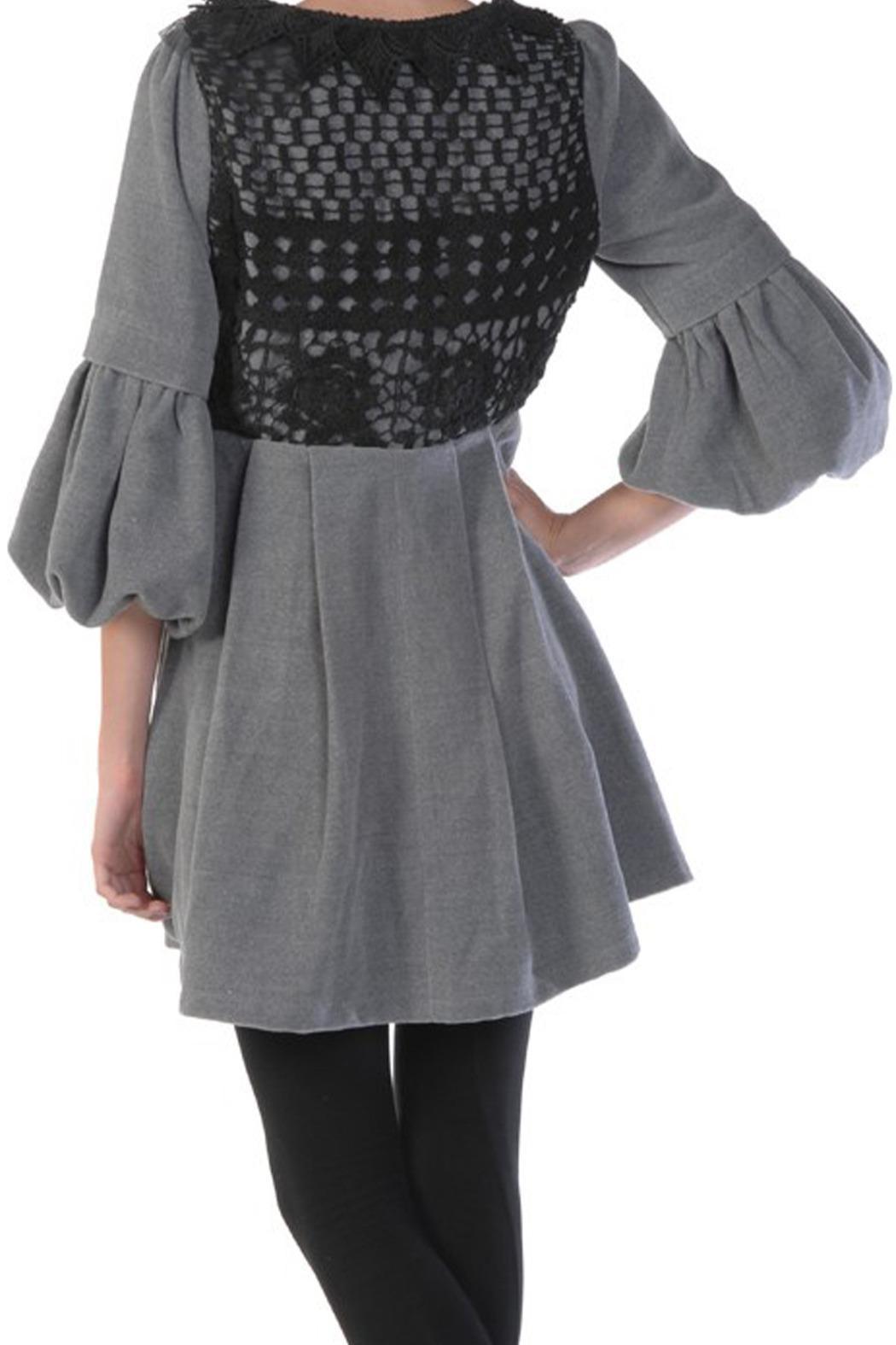 Gray Bubblesleeve Jacket Product Image