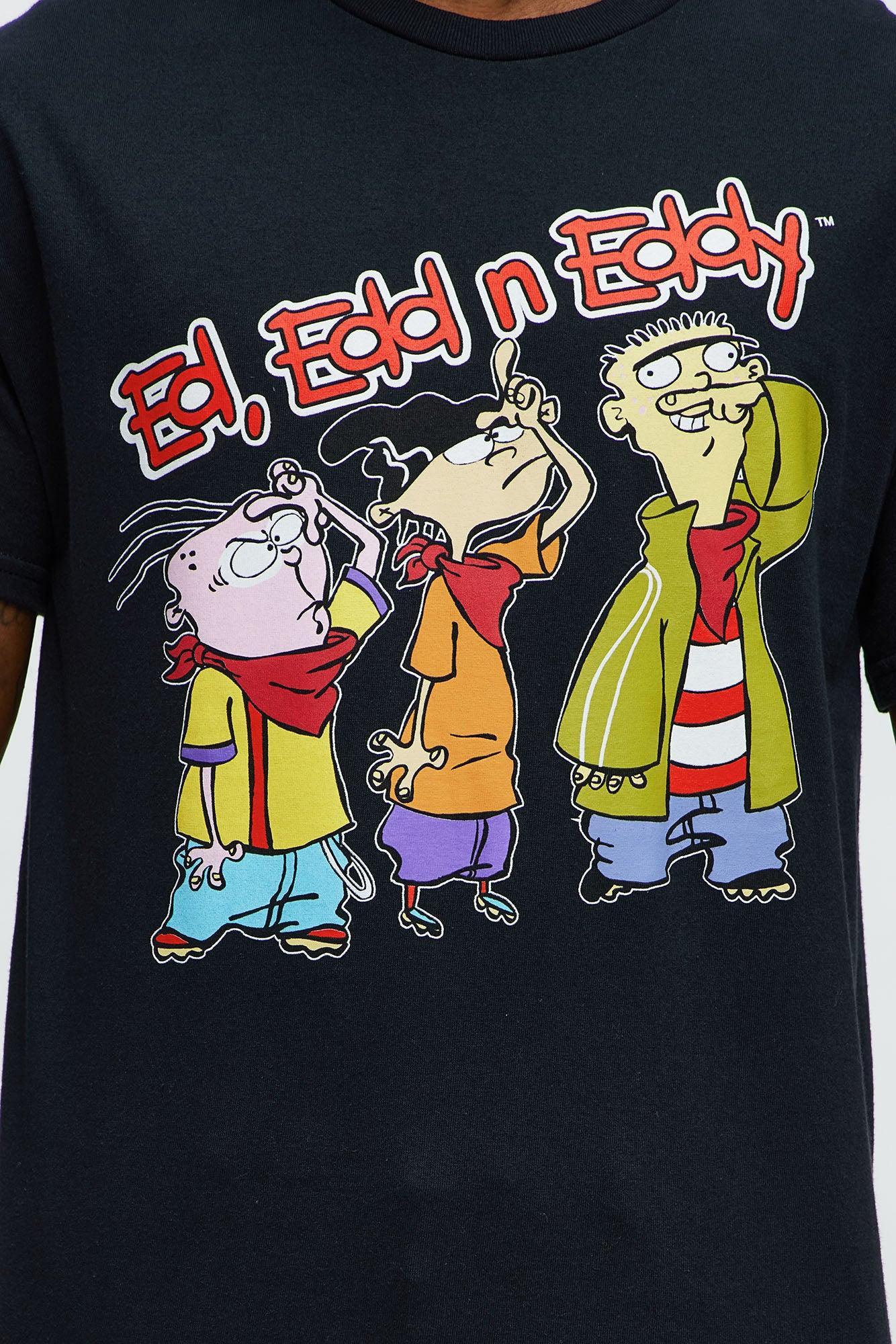 Ed Edd And Eddy LOSER Short Sleeve Tee - Black Product Image