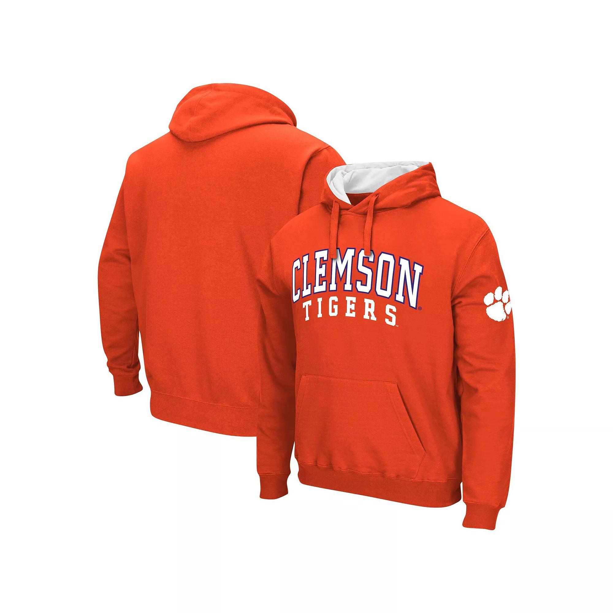 Men's Colosseum Orange Clemson Tigers Double Arch Pullover Hoodie, Size: 2XL Product Image