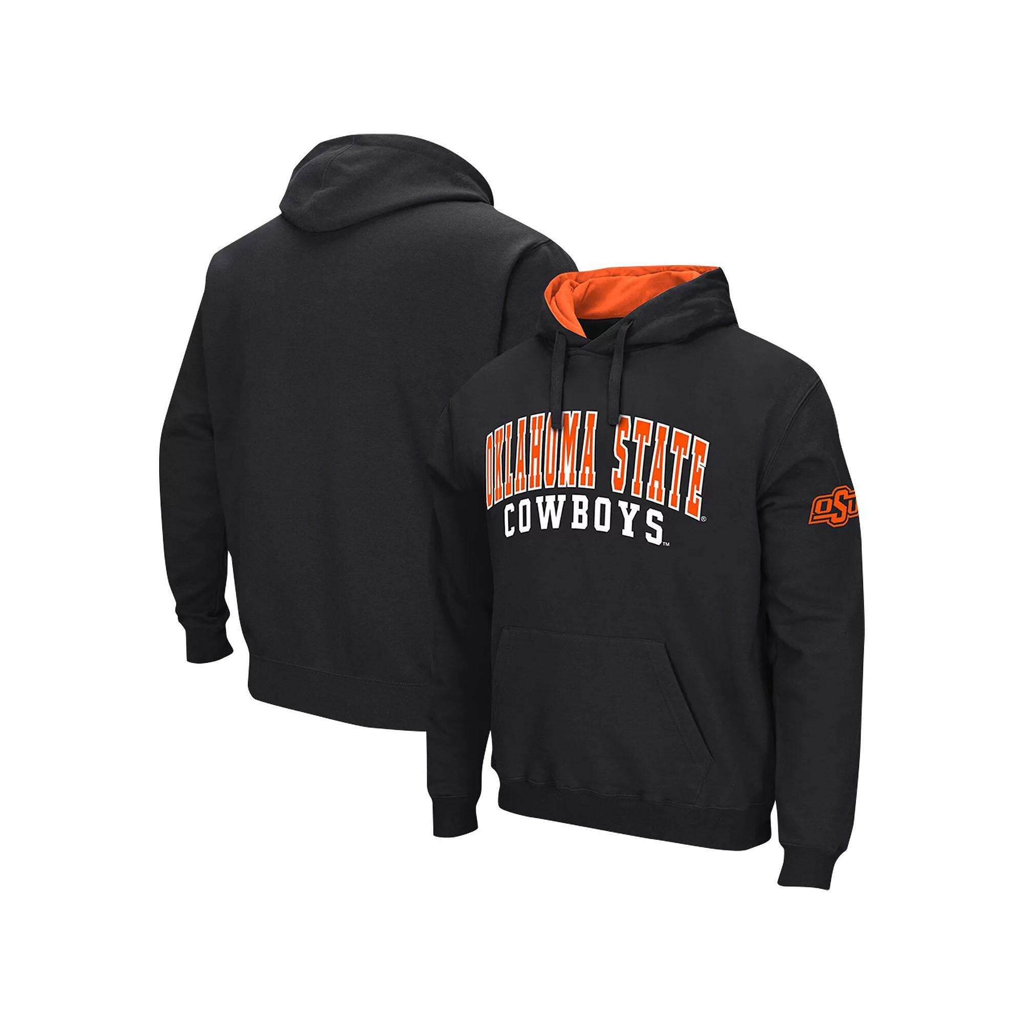 Men's Colosseum Black Iowa Hawkeyes Double Arch Pullover Hoodie, Size: Medium Product Image