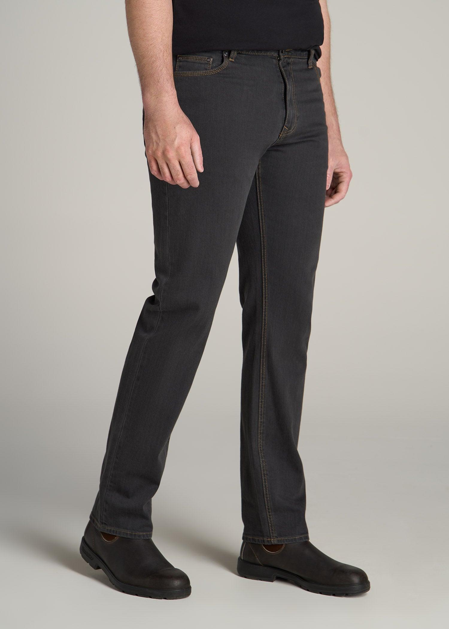 LJ&S STRAIGHT LEG Jeans for Tall Men in Vintage Black Product Image