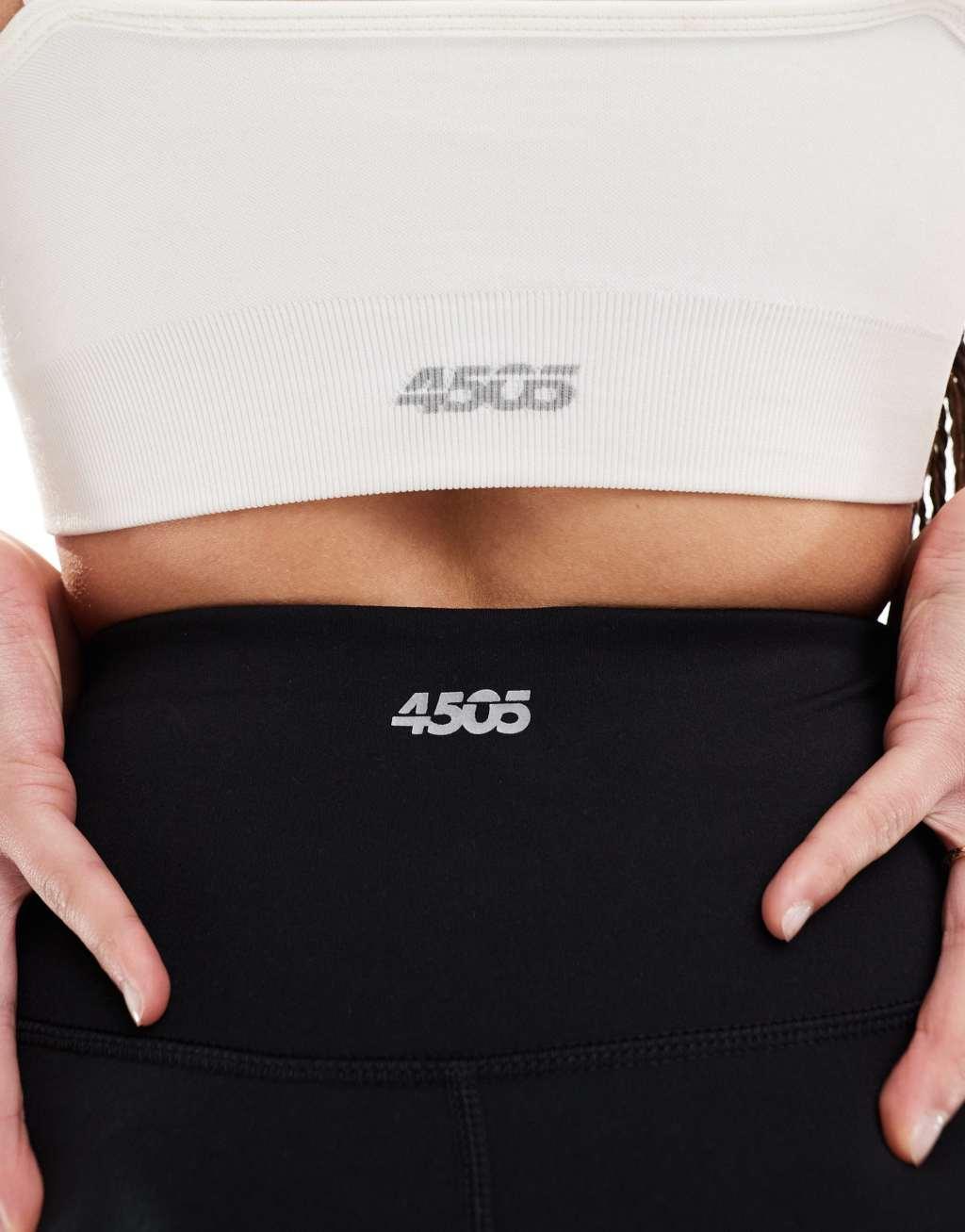 4505 Tall Icon slim kick soft touch yoga leggings in black  Product Image