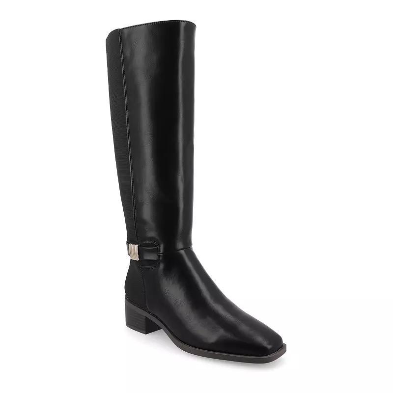 Journee Tru Comfort Foam Womens Londyn Calf Boots Red Product Image