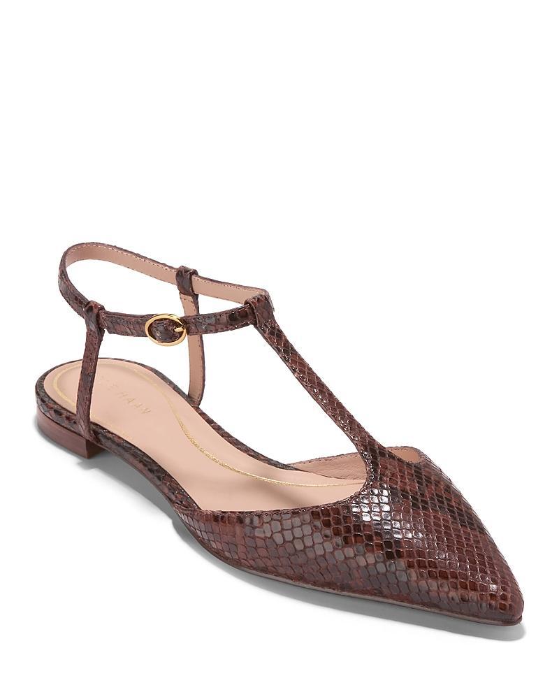 Cole Haan Womens Marlah T Strap Ballet Flats Product Image