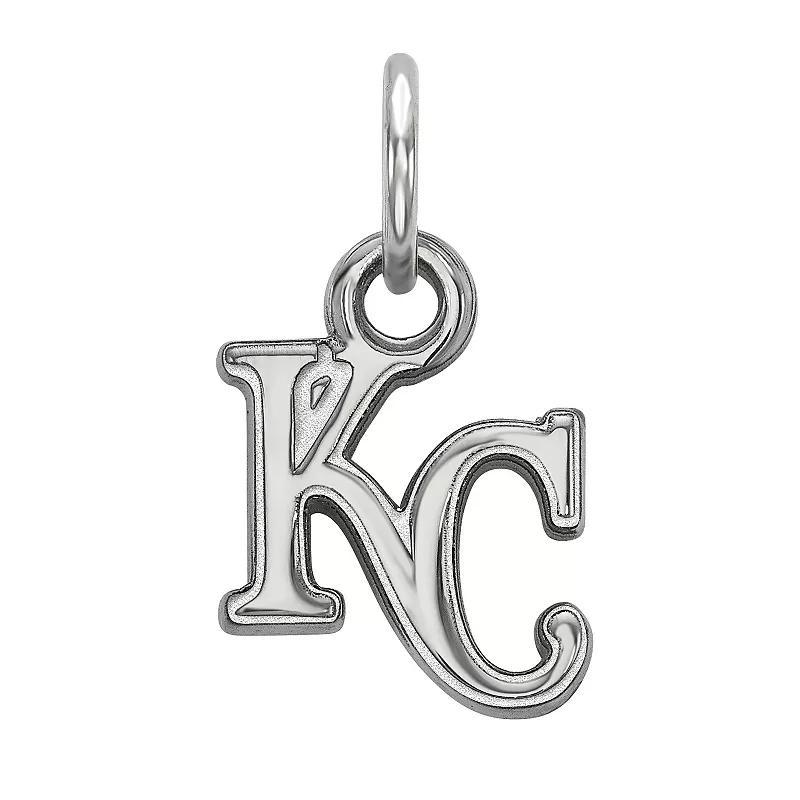LogoArt Sterling Silver Kansas City Royals Mini Logo Charm, Women's, Size: 15 mm, Gold Tone Product Image