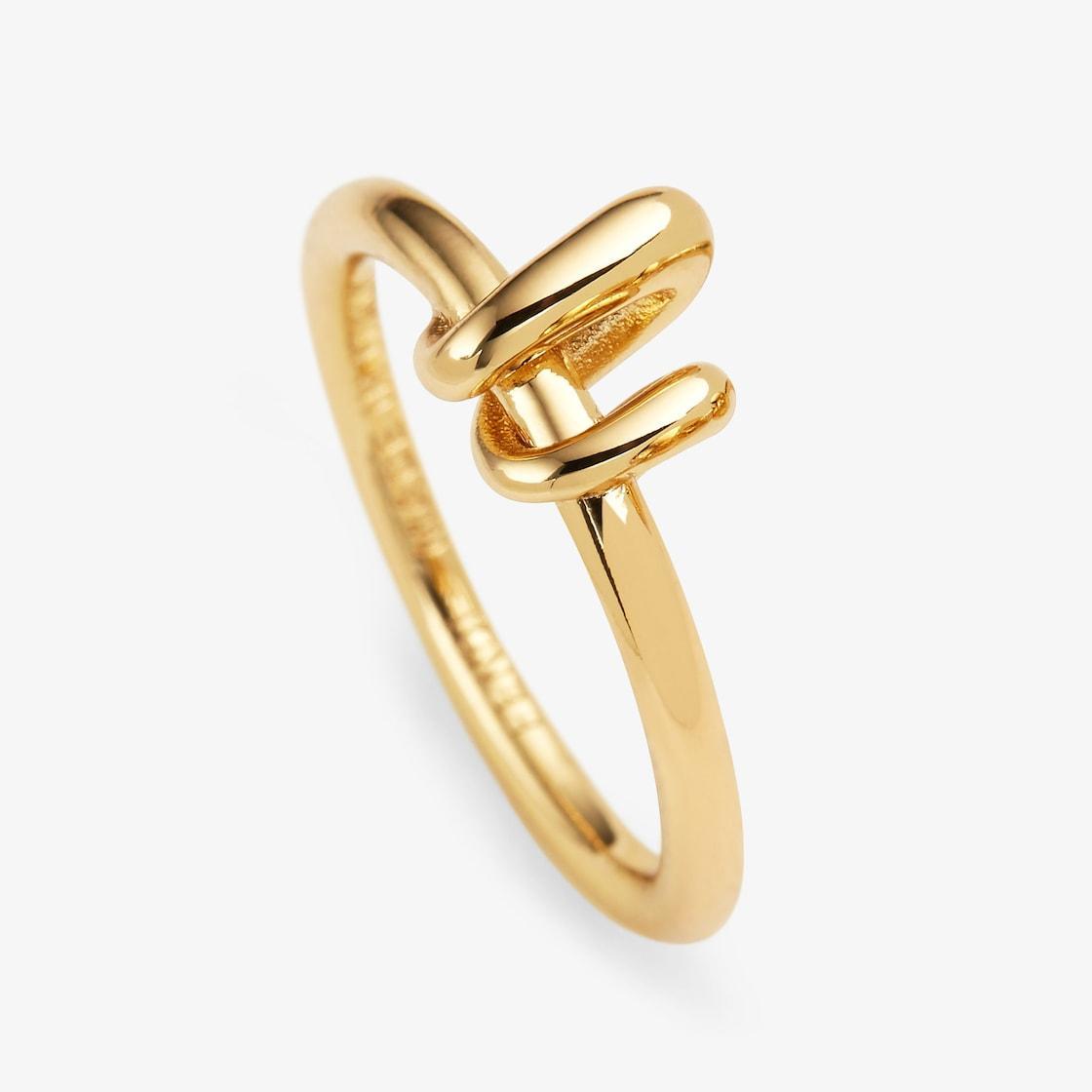 Fendi Filo ringGold-colored metal ring Product Image