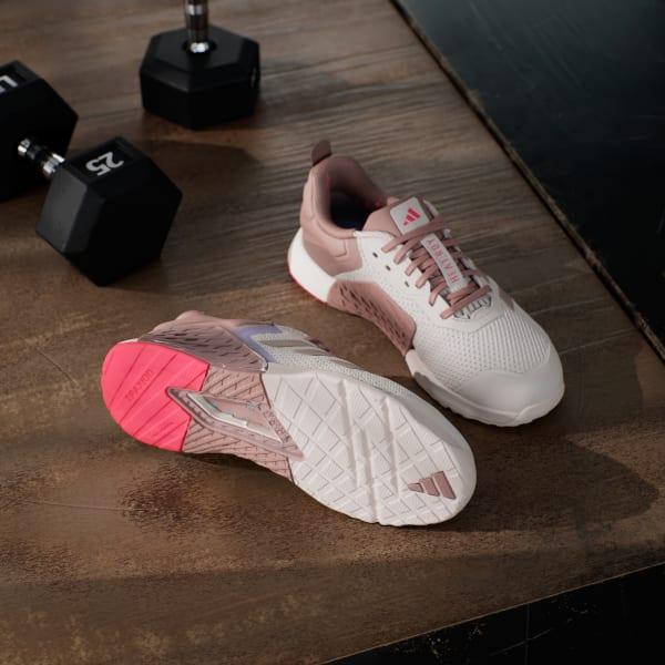 adidas Dropset 3 strength training shoes Lucid Pink 5 Womens Product Image