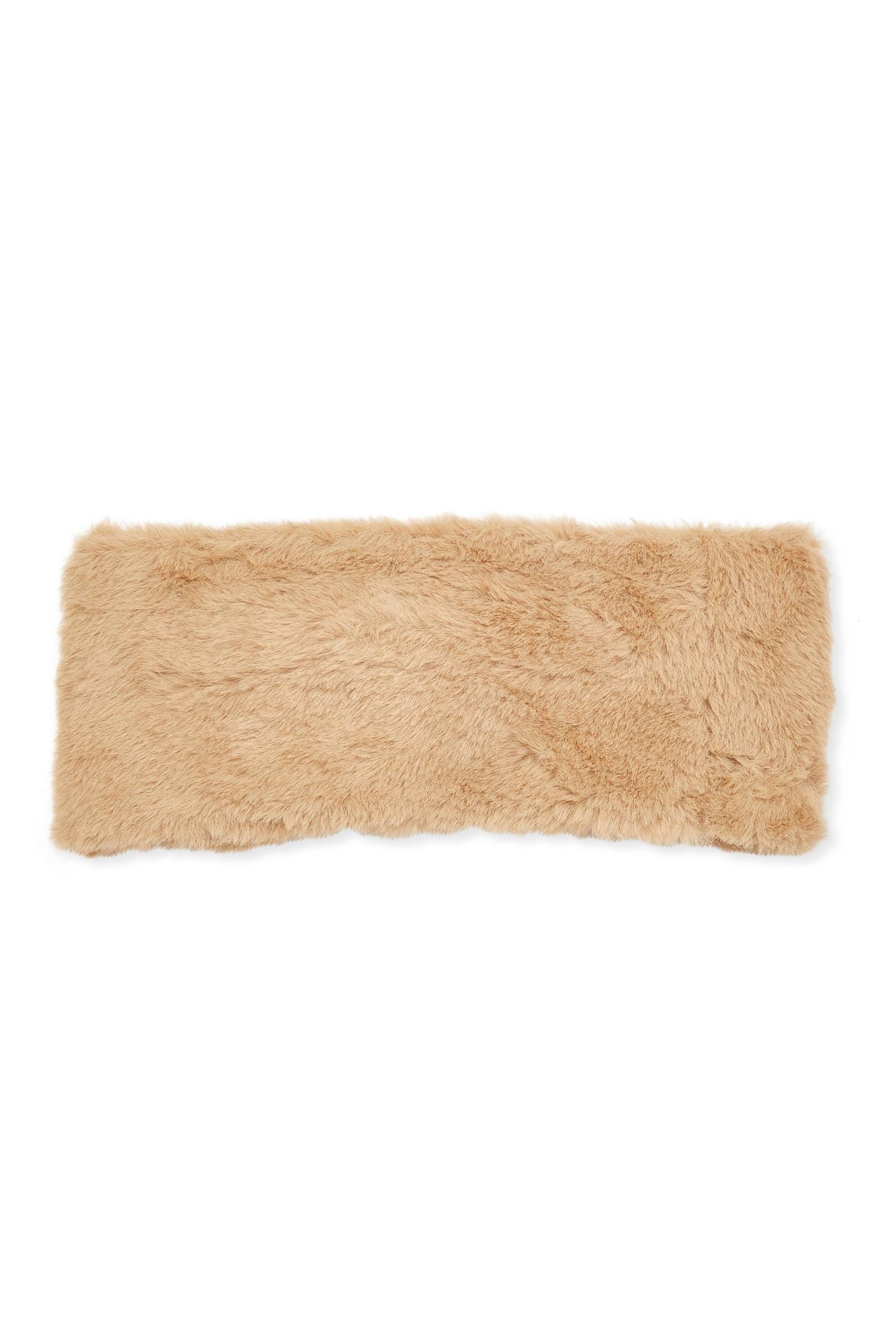 Twist Front Faux Fur Headband Female Product Image