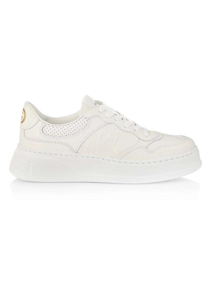 Mens Chunky Leather Sneakers Product Image
