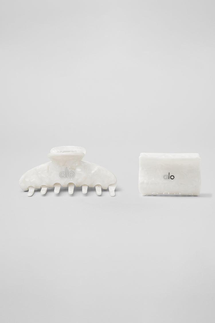 Effortless Claw Clip (2-Pack) - White Pearl Product Image