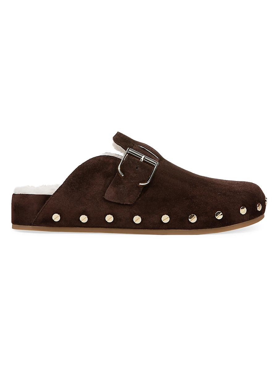 Veronica Beard Womens Fern-2 Studded Clog Flats Product Image